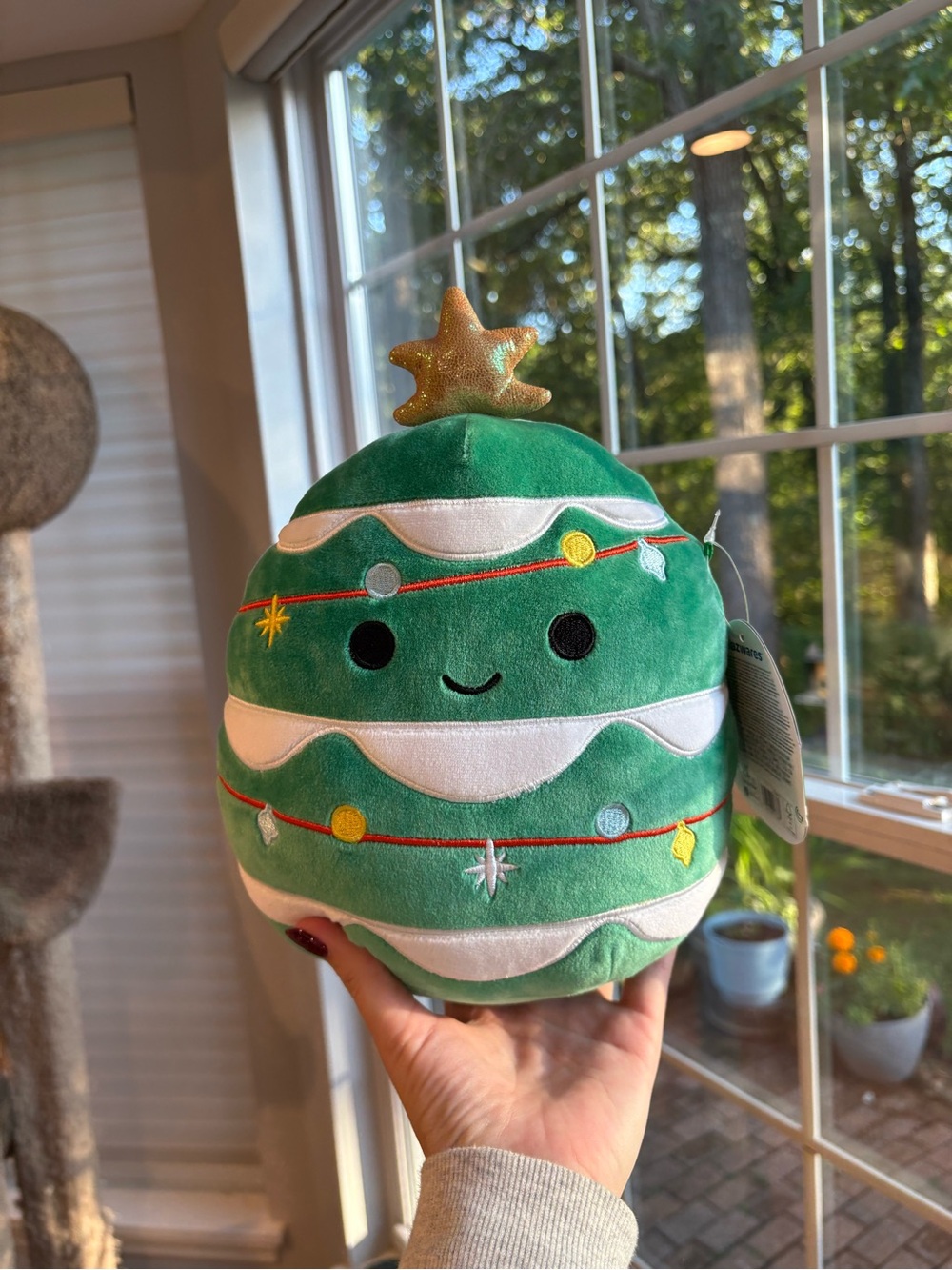 Johan the green Christmas tree squishmallow NWT 8in